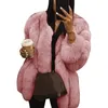 Furry Coat Fashion Autumn And Winter Women's Jacket Large Size Short Artificial Fur Warm Long Sleeve