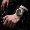 Naviforce Men Sports WatchesファッションデジタルLEDアナログクォーツデュアルディスプレイウォッチメン