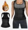 Vita Trainer Corsetto Addome Pancia Shapewear Chiusura con cerniera Design Tessuto in neoprene Fitness Sauna Fasce per il sudore Doppie cinghie trimmer Cincher DHL