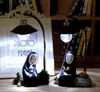 Homme sans visage Led Lumière Miyazaki Animation Spirited Away No Face Man Veilleuse Lampe Résine Ornements Artisanat Enfants Cadeaux D'anniversaire2503