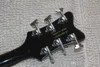 Toppkvalitet Koreanska Tuners Falcon 6120 Jazz semi ihålig tiger flamma kropp med tremolo svart elektrisk gitarr