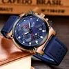 Wristwatches LIGE Blue Watches Men Top Brand Sport Mens Quartz Clock Man Casual Waterproof Wrist Watch Relogio Masculino