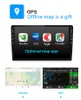 2 Din Android Autoradio vidéo 1 + 16GB Autoradio universel 10 "lecteur automatique GPS Navigation WiFi Mirrorlink