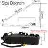 Batteria per bici elettrica triangolare da 52 V 28 Ah 48 V con cella agli ioni di litio Samsung 35E per bicicletta elettrica Bafang CSC Tongseng da 1500 W 1000 W 750 W