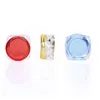 Plastic Vierkante Vorm 3G 5G Mini Reizen Cosmetische Kruiken Hervulbare Make Cream Oogschaduw Lip Balm Nail Art Sample Storage