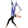6 set Anti Gravity Aerial Yoga Hammock Set Multifunktion Yoga Belt Flying Swing Set med Daisy Chain