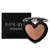 Handaiyan Shimmer Face Highlighter maquillaje en forma de corazón iluminar la nariz de la mejilla resaltada paleta de polvo brillante