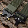 Dwtsmen Military Tactical Belts for Men Army Training Nylon Metal Buckle Belt Belt Outdoor Waistband6042682