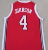Custom Retro Men #4 Larry Johnson Un Rebels Runnin College Basketball Jerseys Ed Size 2xs-3xl 4xl 5xl 6xl Any Name or Number