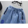 Primavera Infant Boy abbigliamento camicia a maniche lunghe jeans vestito per neonati maschi abiti vestiti 1 anno set di compleanno Y2008077805717