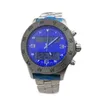 Profesjonalne męskie podwójna strefa czasowa Watch Electronic Wskaźnik Wyświetlacz Montre de Luxe zegarek Men039s Projektanści zegarki Luminous629764340