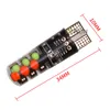 2PCS T10 RGB W5W New Universal Car Side Marker Light RGB COB 12SMD Colorful Multi Mode Car Light Bulb with Remote Controller