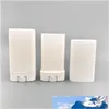 15 g空の楕円形のリップバームチューブプラスチック白い透明な固体香水消臭容器ポータブルメイクリップスティックチューブ7681616