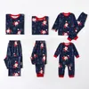 NIEUWE Design Santa Claus Pyjama's Bijpassende Familie Kerst Pyjama's Jongens Meisjes Nachtkleding Kids Pyjama Ouders Nachtkleding Paren Pyjama's