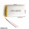 EHAO 854068 3.7V 3000mAh Lityum Polimer Lipo şarj edilebilir batarya için DVD PAD cep telefonu GPS güç banka Kamera e-kitaplar Recoder TV kutusu