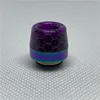 810 SS rainbow+Snake Skin epoxy resin drip tips Mushroom style Tip Mouthpiece with Candy Package for TFV8 TFV12 electronic cigarette