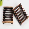 Carbonized Wood Soap gerechten vochtbestendige zeephouder zeep plank levert verwerking aangepaste conserveermiddelen handgemaakte groen groothandel HHE1452