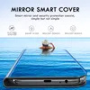 Smart Mirror Flip Case för Samsung Galaxy S21 Ultra S21 S20 S10 S9 Plus A50 A51 A70 A71 A10 A20 A30 Flip Display Case för Galaxy N1481553