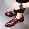 Elbise Ayakkabı Düz Hakiki Deri Oxford Erkek Yürüyüş Daireler Düğün Ofis Loafer'lar Ayakkabı 38-48 Artı Boyutu
