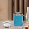 9 styles de tasses à café isolées de 12 oz avec poignées tasses en acier inoxydable à double paroi gobelets à laque latérale créatifs bouteille de voyage portable