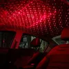 LED 자동차 지붕 스타 야간 조명 프로젝터 분위기 갤럭시 램프 USB 장식 램프 조정 가능한 다중 조명 효과
