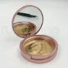 Rose Gold Runde Wimpern Verpackung Boxen Mit Spiegel Falsche Wimpern Verpackung Box Kunststoff Wimpern Box Leere Wimpern Box Fall 37setyle RRA3638