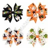 Girls Halloween Hairpin Big Ribbon Bow Hair Clip Barrets Cartoon Pumpkin Ghost Bat Hair Hair Accessories Girls Halloween D8206795506