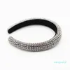 Wholesale -Full Crystal Headbands Hair Bands for Women Lady Shiny Padded Diamond Headband Hair Hoop Fashion Party Jewelry Accessories