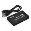 All-in-1 portable All in One Mini Card Reader Multi en 1 lecteur de carte mémoire USB 2.0 DHL gratuit