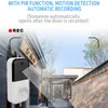 Camera Smart Home Wireless WiFi Video Doorbell ABS Night Vision PIR Motion Detection Security Anti-theft 1080P HD Real-time1