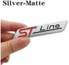 Autosticker St Line Head Emblem Badge Chrom Emblem voor Ford Fiesta Focus Mondeo