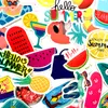 3Sets 150 st klistermärken Summer efterrätt dryck Simring Ring Bikini Style Beach Sticker Notebook Skateboard Water Cup Sticker