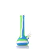 7-Zoll-Silikonbongs Mini-Becherbong Unzerbrechliche Tarnbongs mit Silikon-Downstem-Dab-Rig