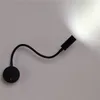 침대 옆 연구 도서 램프 블랙 실버 바디 벽 빛 따뜻한 차가운 흰색에 대한 새로운 디자인 유연한 독서 램프 LED 벽 램프 3W