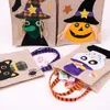 Halloween Pumpkin Witches Gift Bag Candy Cookie Gift Bag Treat or Trick Candy Gift Storage Pouch Party Supplies