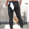 Erkek Jogging Yapan Pnats Eşofman Altı Adam Spor Salonları Egzersiz Fitness Pamuk Pantolon Erkek Rahat Moda Sıska Eşofman Altı Fermuar Tasarım Pantolon