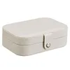 Jewelry Box PU Leather Necklace Storage Boxes Packaging Storage Display Case Organizer for Home Travel Girls