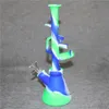 11 inch Siliconen Bongs Water Pijpen Hookah 5 kleuren Nieuw aangekomen waterolie roken Hoofd