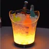 New Led Rechargeable ice bucket color changing,5L bars nightclubs LED light up ice bucket Champagne wine beer bucket bars