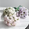 27 bouquet di peonia finta decorazione di nozze di fiori artificiale Simulazione di floreali di simulazione Nuovo 2020308G