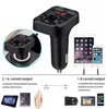 CAR B2 X3 Multifunction Bluetooth Transmitters 2.1A Dual USB charger FM MP3 Player Kit Support TF Card Handsfree E5