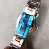 U1 Factory ST9 Gray Watch Smooth Bezel Automatische beweging 40 mm Men Horloges roestvrijstalen heren polshorloges