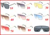 Big Frame men sunglasses designer Black Lens women sunglasses for men oversized sunglasses square Beach Summer eyewear 8 colors 5PCS