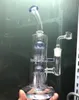 Pipa ad acqua in vetro Recycler Oil Rigs Narghilè Arm Tree Perc inebriante Rig water Bong Chicha con 14mm Banger