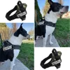 Poignée réfléchissante personnalisée pour chien de compagnie, gilet anti-collision réglable anti-collision pour grand collier S Y200515