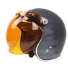 Motorfiets Motorfike Flip Down Retro Helm Vizier Bubble Shield Lens Base