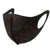 maschera per il viso moda diamante strass maschere fashionista discoteca partito gioielli diamanti maschera facciale all'ingrosso