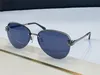 Nouvelles lunettes de soleil design de mode 6121 demi-monture en métal pilote ne conception de tête de pile forme classique lunettes de protection UV400 légères6630498