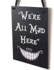 Halloween Hanging Welcome Sign Wooden Plaque Board for Haunted House Home Door Window Wall Decoration JK2010KD