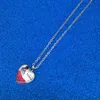 Hou van je moeder ketting glazen cabochon hart ketting hangers beste moeder ooit mode sieraden moeder geschenk wil en zand drop -schip